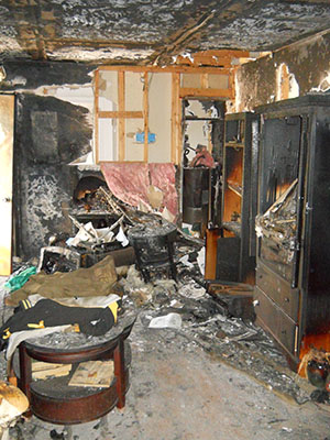 Fire damage is any damage or destruction caused to a property during a fire. Fires destroy properties by burning the structure until it is no longer safe to inhabit.
